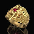 S925 Sterling Silver Plated Ring for Men and Women, 14K Gold, Personality, Retro, All-Match, European and American