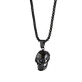 Retro Skull Pendant Necklace — Gothic