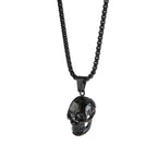 Retro Skull Pendant Necklace — Gothic