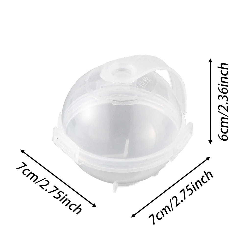 1/12x Round Ice Makers Ice Ball Mold Reusable Plastic Refrigerator Spherical DIY Moulds Kitchen Tools Quick Freezing