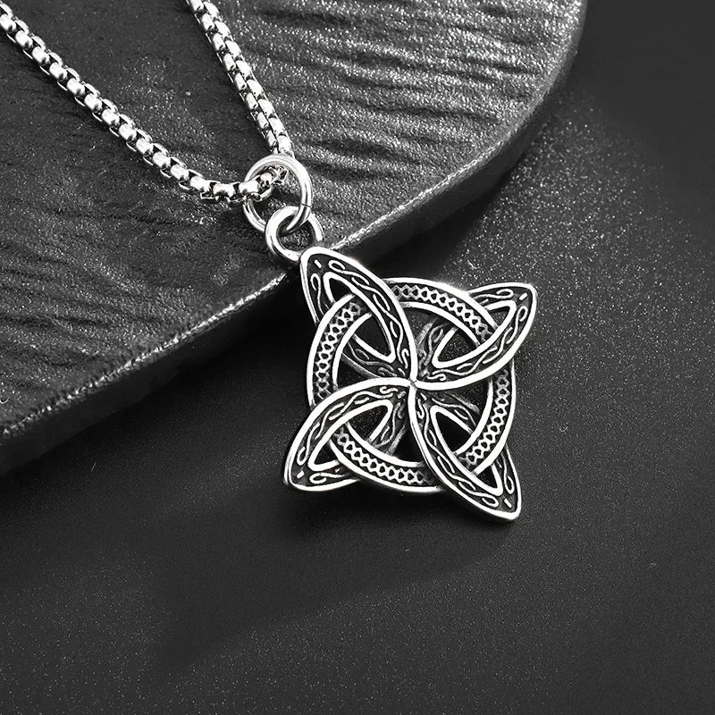 Hebrew Pentagram Star Pendant Necklace — Amulet