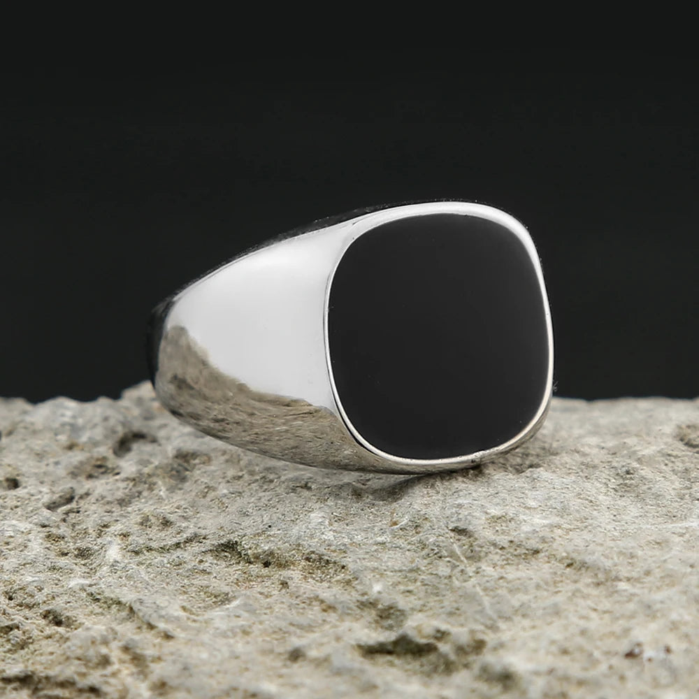 Vinyl Ring — Stainless Steel