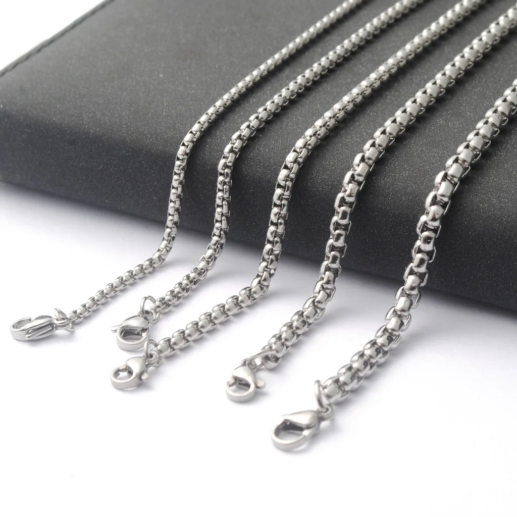 Steel Link Chain 316L Necklace Men Solid