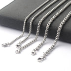 Steel Link Chain 316L Necklace Men Solid