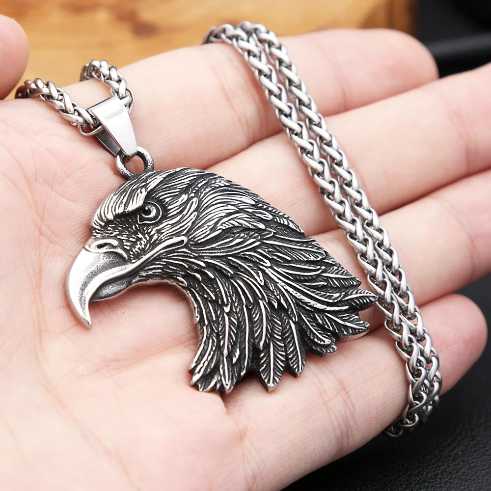 Eagle Pendant — Stainless Steel