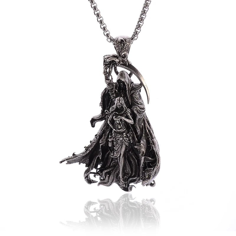 Vintage Cthulhu Mythos Octopus Sea Monster Pendant Necklace for Men Hip Hop Fashion Cool Jewelry Gift