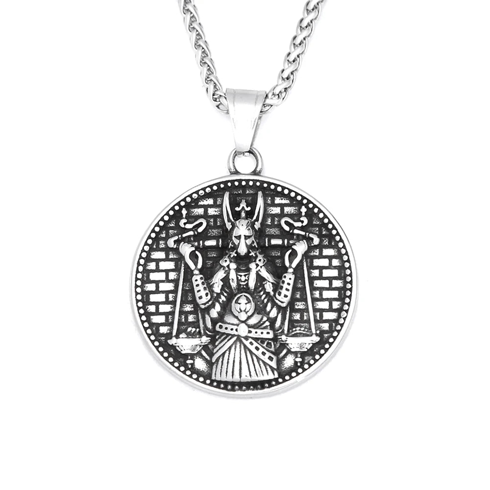 Anubis Pendant Necklace — 316L Stainless Steel