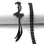 Imam Ali Arabic Sword Stainless Steel Necklaces for Men Gold Color Zulfiqar Necklace Jewelry collares largos N2657S01