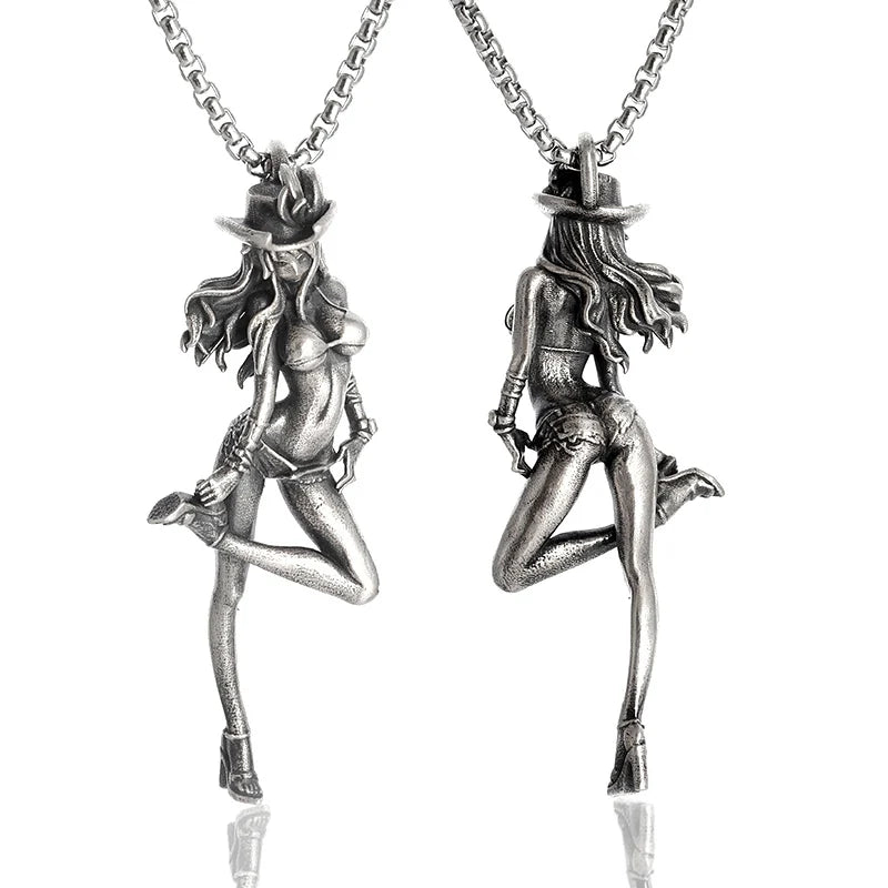 Vintage Cthulhu Mythos Octopus Sea Monster Pendant Necklace for Men Hip Hop Fashion Cool Jewelry Gift