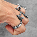 Viper Snake Animal Ring — Stainless Steel