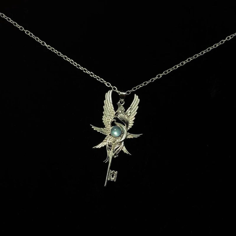 Iced Out Angel Pendant Necklace