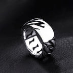 Simple Punk Link Chain Ring — Stainless Steel