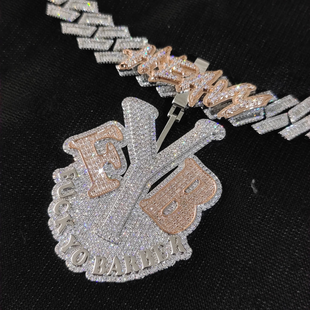 3D Pendant with Custom Design - Unique Personalized Necklace for Men and Women, Multiple Shapes and Symbol, Anniversary