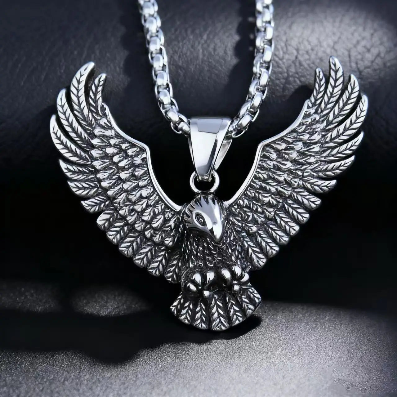 Eagle Viking Steel Pendant 316L Style Punk