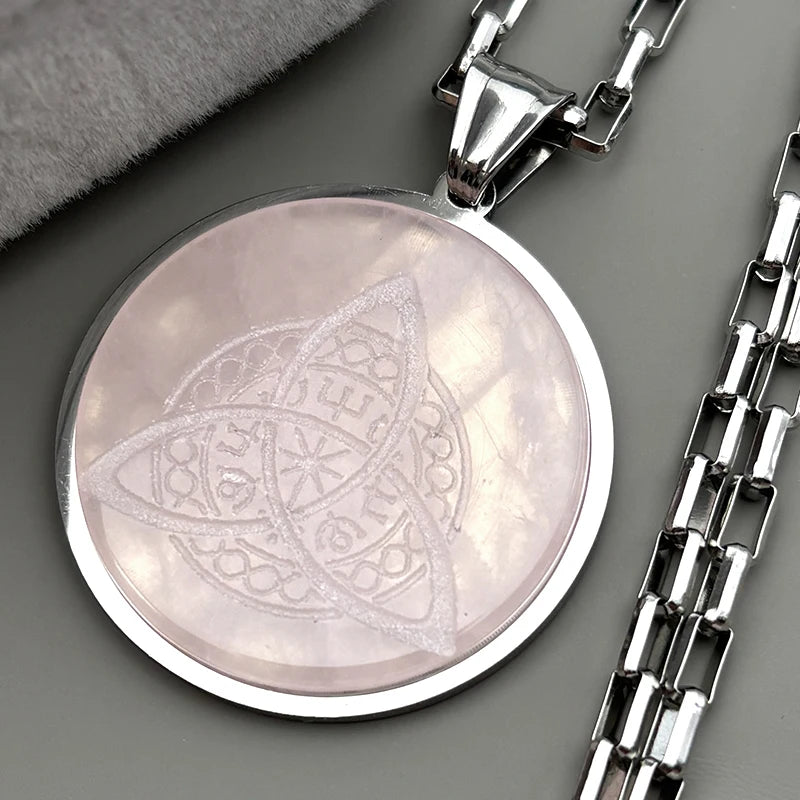 Celtic Gold Pendant Irish Trinity Knot Witchcraft