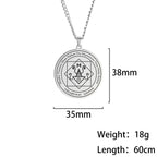 Mammon Talisman Pendant Necklace — Gold