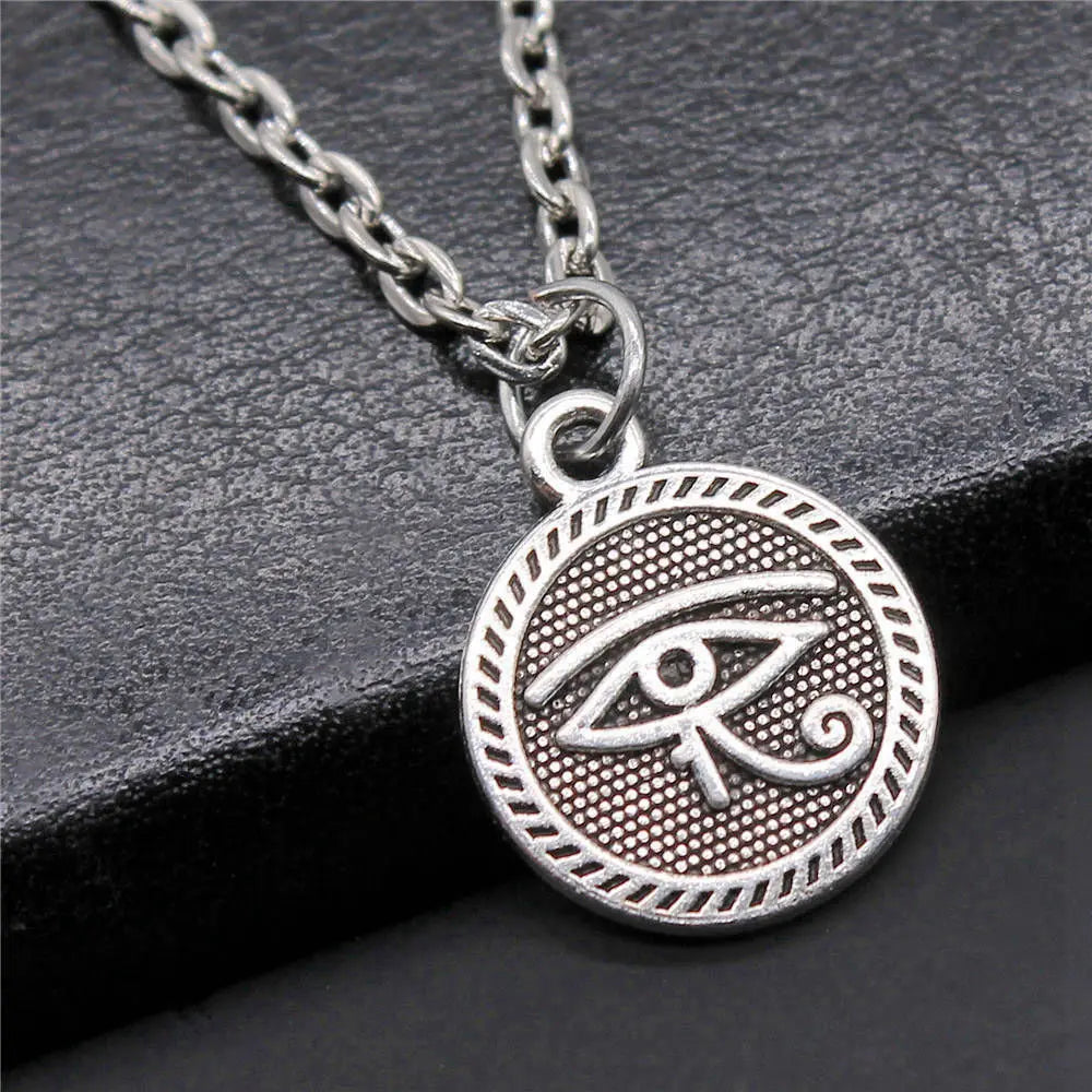 Hand and Eye Talisman Amulet Necklace — 43cm Chain
