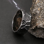 Nordic Viking Rune Ring — Stainless Steel