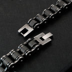 Punk Rock Bracelet for Man 11/13MM Men's Stainless Steel Motorcycle Chain Bracelets Biker Jewelry Hip Hop Charms for