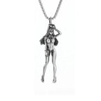 Fashion Anime Sexy Double Ponytail Lolita Pendant Goddess Necklace Men and Women Charm Temptation Cool Jewelry