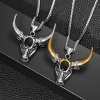Vintage Domineering Bull Head Pendant Charming Men's Necklace Fashion Christmas Valentine's Day Gift Talisman Jewelry
