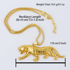 Gold-Tone Stainless Steel Pendant Necklace