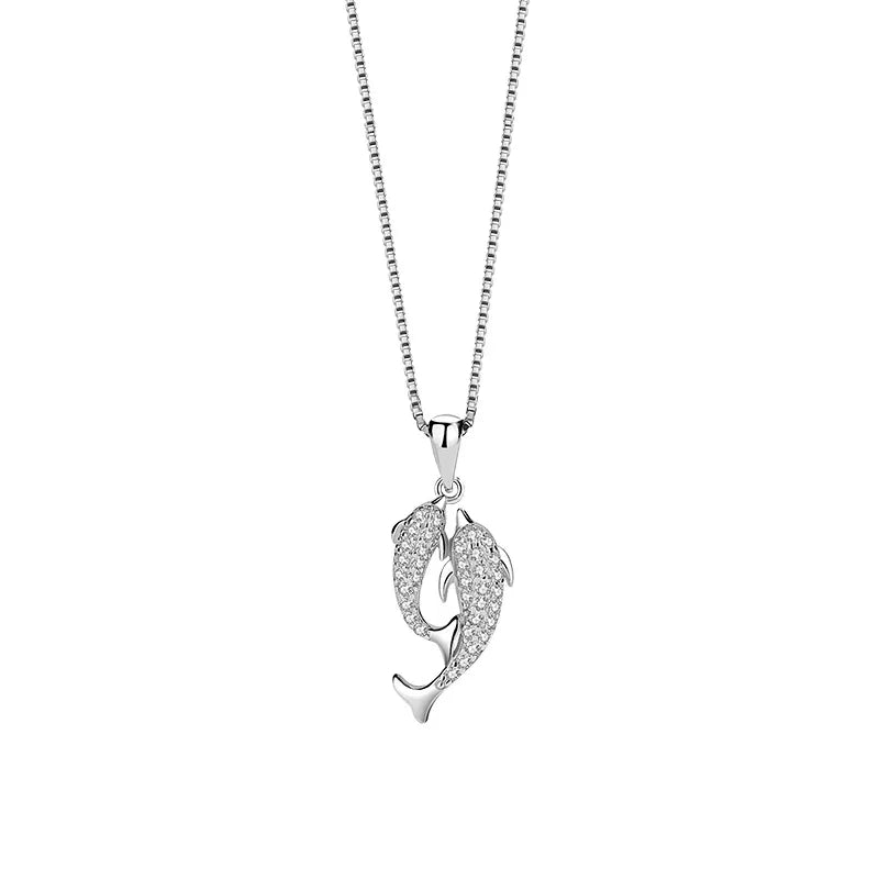 Dolphin Steel Pendant Love Korean Edition Sen