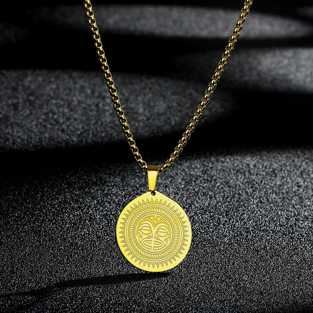 CHENGXUN Dainty Chef Knife Pendant Necklace for Women Men Steel Knife Charm Neck Chain Male Talisman Amulet Protection Jewelry