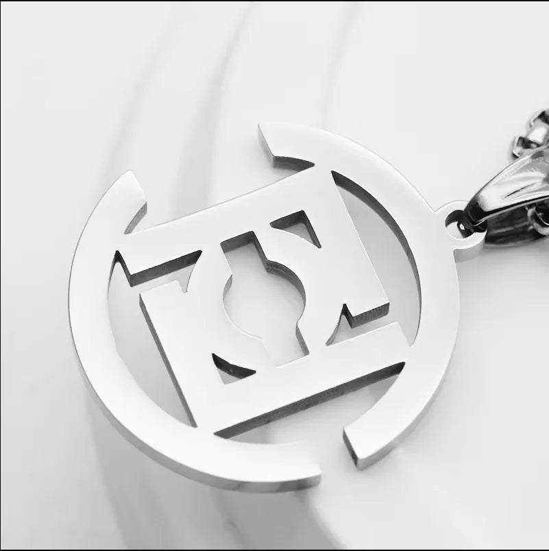 Fashion Geometric Pendant Necklace Square Round Street Rock Female Hip Hop Retro Titanium Steel Accessories Wholesale