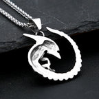 Alien Skull Pendant — Stainless Steel