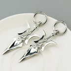 Death Note Halberd Pendant Necklace Misa Amane Cosplay Earrings Adornment Halloween Goth Cross Jewelry Christmas Valentines Gift