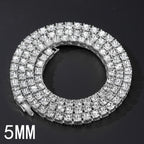 4mm Tennis Chain Necklace & Bracelet Set — Two-Tone