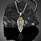 Odin's Spear Arrowhead Pendant Necklace — Steel