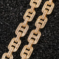 Uwin Miami Necklaces 15mm Cuban Link CZ Baguette Prong Setting  Iced Out Zircon Pave Luxury Bling Jewelry Fashion Hiphop For Men