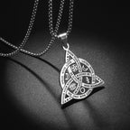 New Twisted Mobius Silver Color Pendant Men and Women Couple Hip Hop Student Pendant Anniversary Jewelry Gift