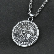 Viking War Horse Seal Pendant Necklace