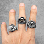 Viking Pirate Skull Ring — Stainless Steel