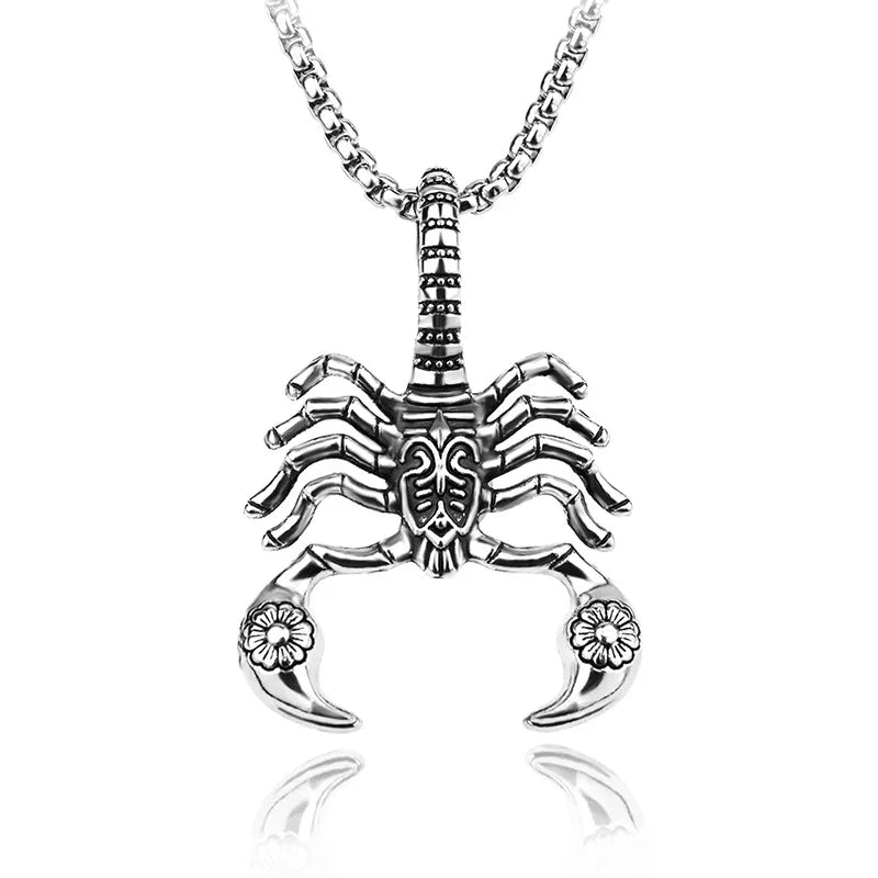 Scorpion Pendant Necklace Stainless Steel