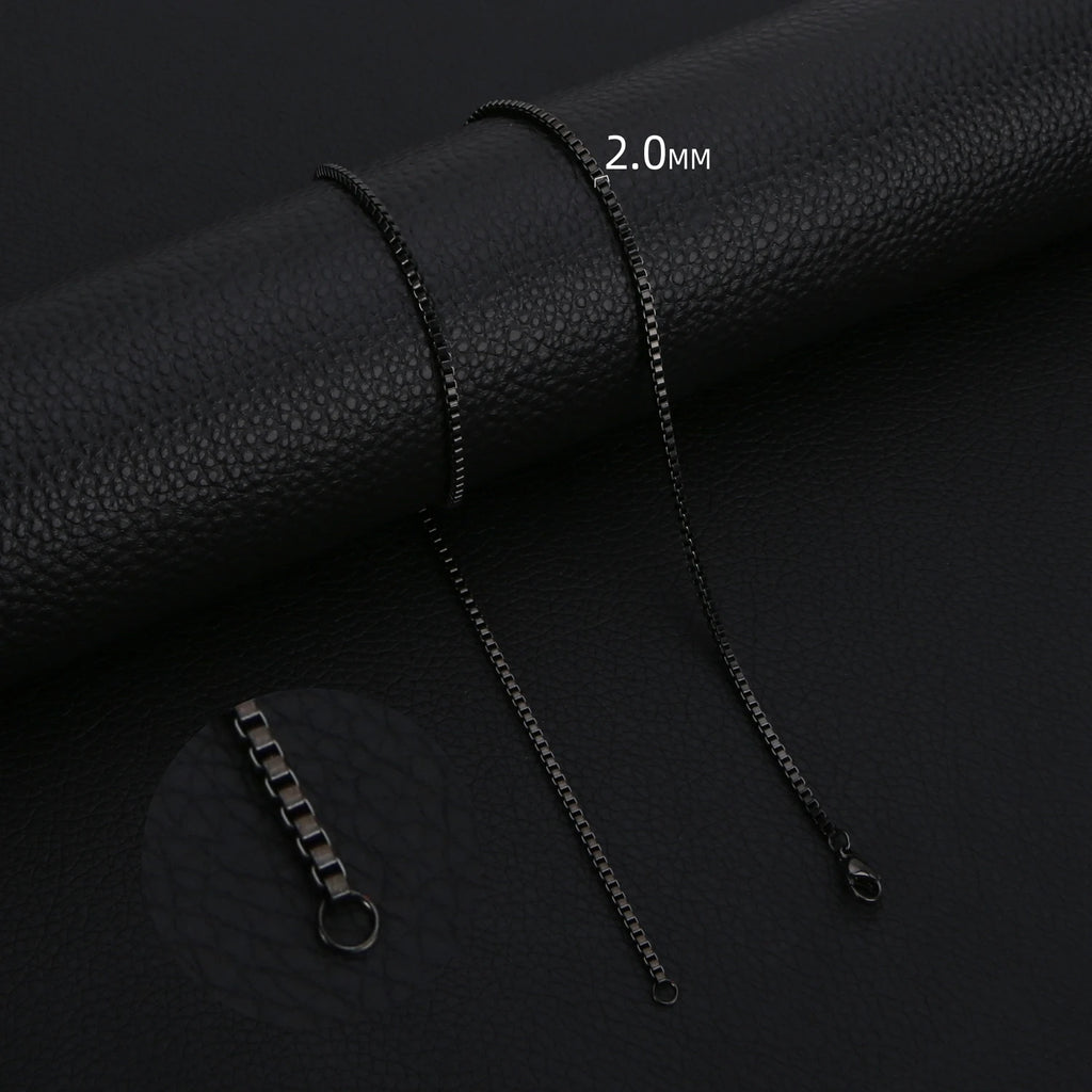 Box Chain Necklace — Stainless Steel 3mm