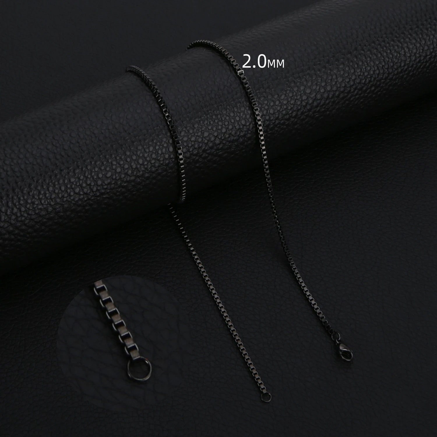 Box Chain Necklace — Stainless Steel 3mm