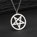 Gothic Satan Goat Stainless Steel Pendant Necklace