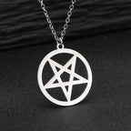 Gothic Satan Goat Stainless Steel Pendant Necklace