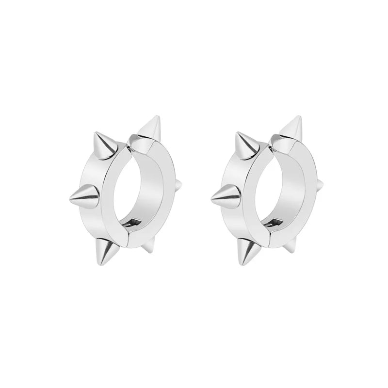 Rivet Clip Earring — Gold Stainless Steel