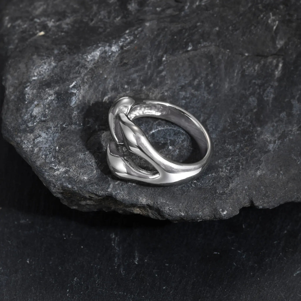 Claw Ring — Stainless Steel