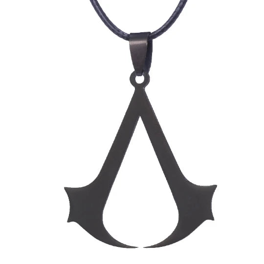 Fashion Metal Alloy Assassins Ezio Cosplay Pendant Necklace Knights Templar Iron Cross Necklaces For Men Women Connor
