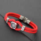 Nautical Surf Rope Bracelet — Adjustable Wrap Cord
