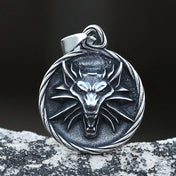 Wolf Stainless Steel Chain 316L Vintage Choker