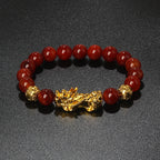 Color-Changing Natural Stone Pi Xiu Beaded Bracelet