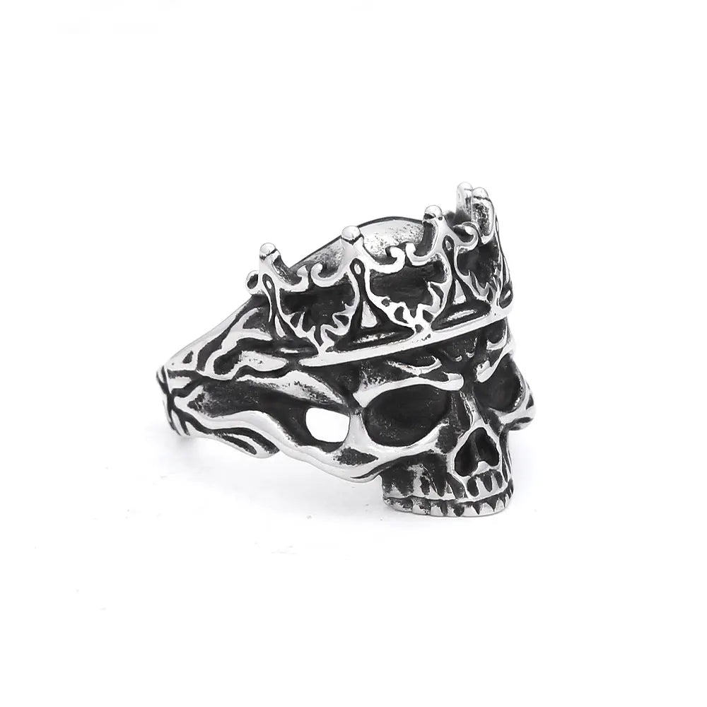 Gothic Skull Ring — Stainless Steel