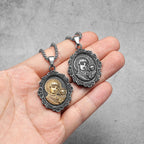 Virgin Mary Pendant Necklace — Stainless Steel